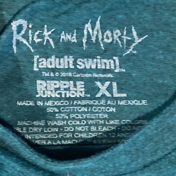 Ripple Junction Rick and Morty Let Me Out Tiny Rick Adult T-Shirt - Picture 3 of 7